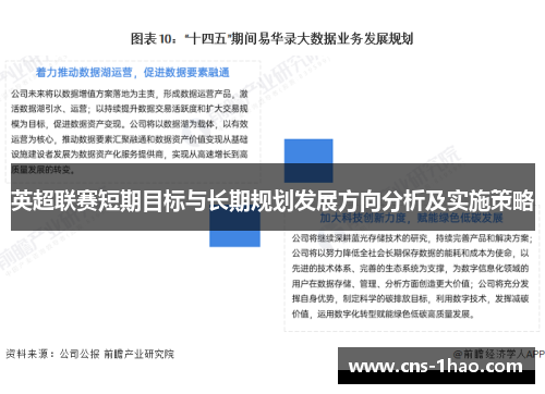 英超联赛短期目标与长期规划发展方向分析及实施策略